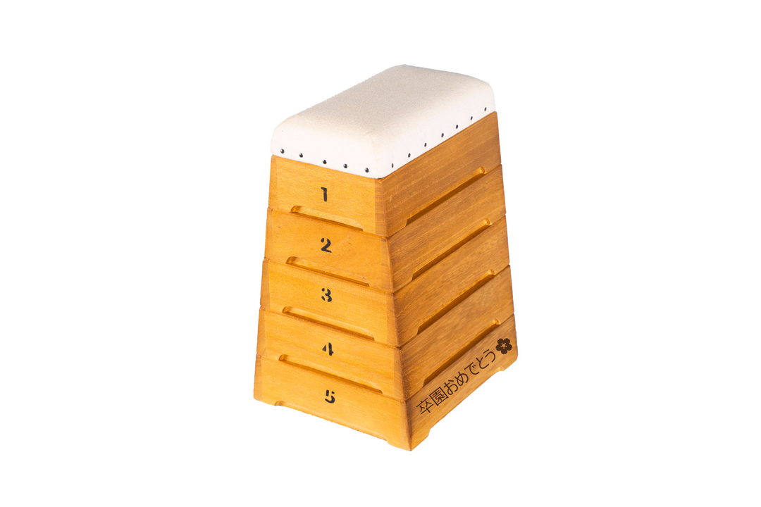 国産) 跳び箱型小物入れ【積上げ5段】文具収納 トビコバコ ラフィキ